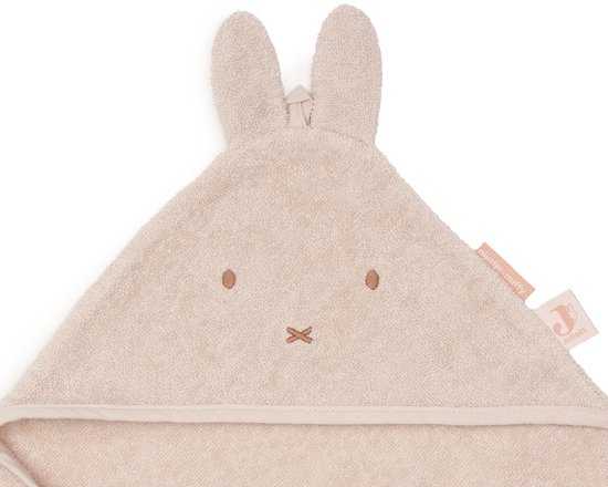 Jollein Badcape badstof 75x75cm Miffy Silk Rose van Jollein — afbeelding 4