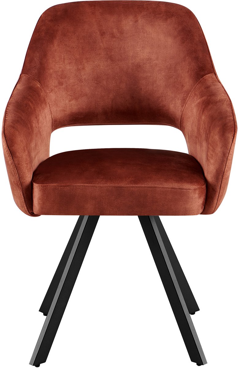 Benoa Eetkamerstoel Emilie Adore 24 Terracotta - eetkamerstoelen set van 2 Naturel