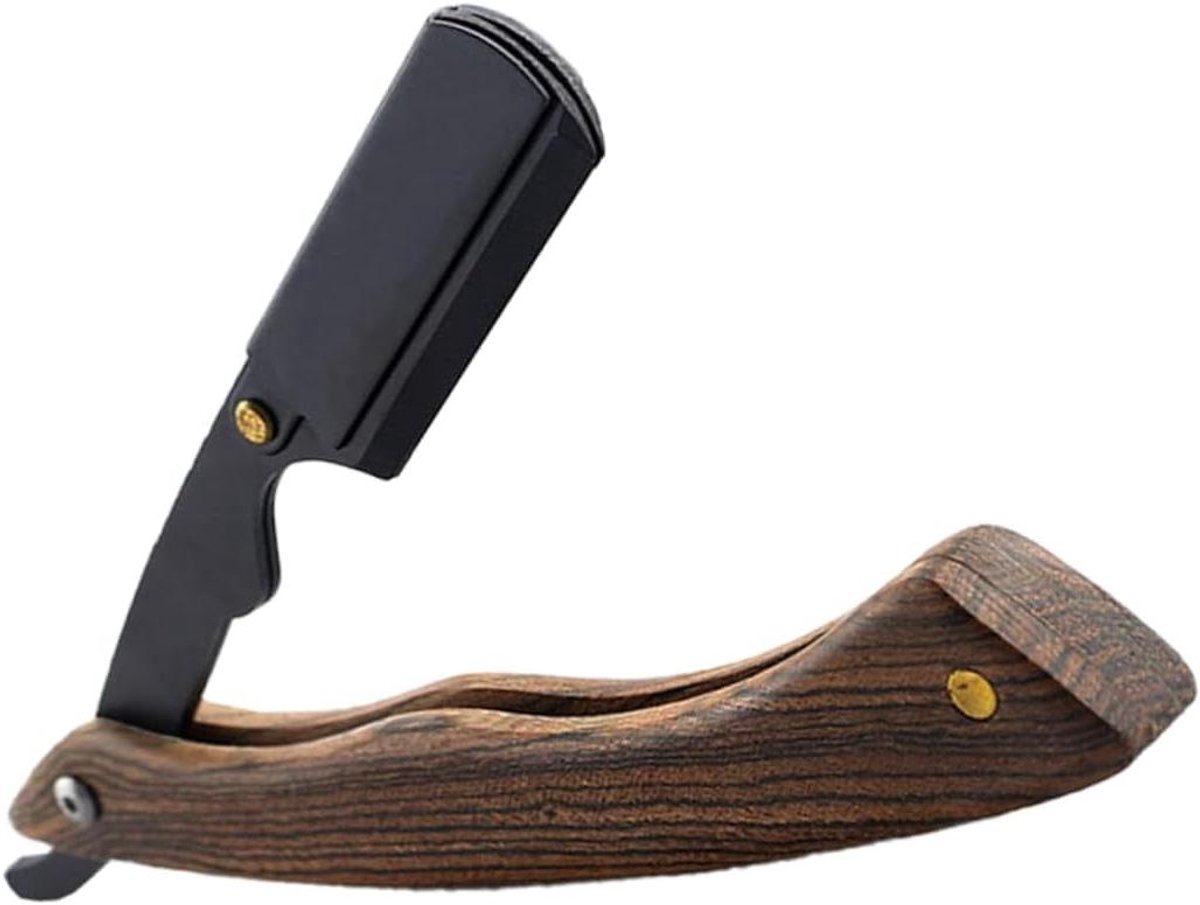 Baardtrimmer Houder - Scheermes Opberg - Persoonlijke Verzorging - Inklapbaar Ontwerp - 15 x 3 cm - Zwart