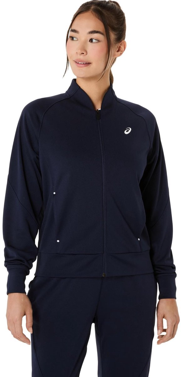 Asics Court Warm Up Jas Middernachtblauw