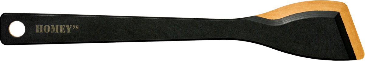 Homey's FIBR Schuine Spatel – 34 cm – Zwart/Naturel