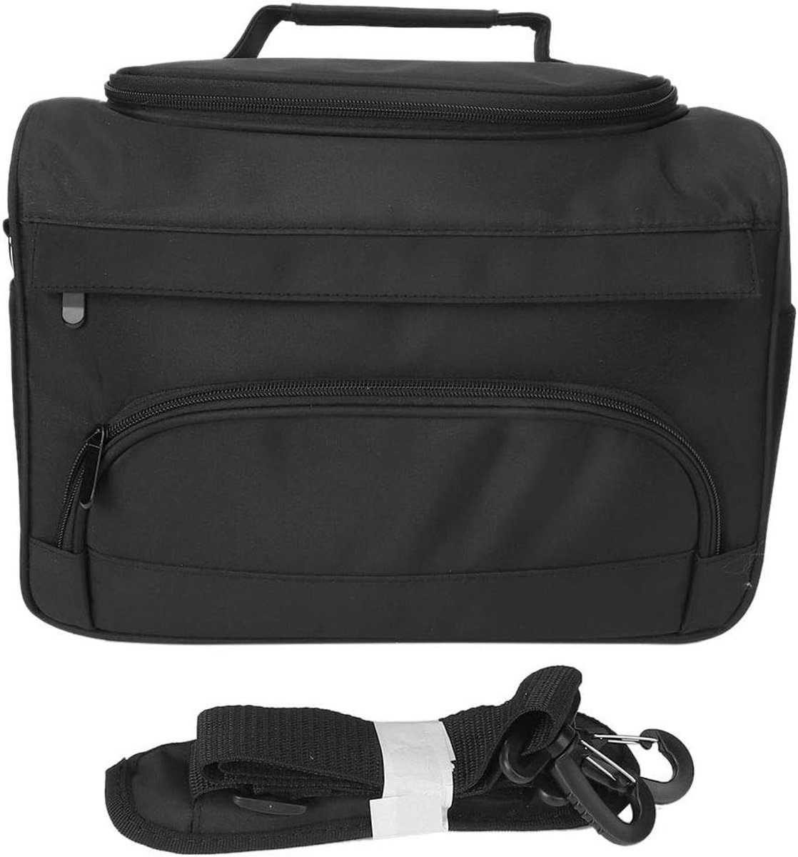 Stijlvolle en Draagbare Cosmetica Tas voor Kappers - Ideaal voor Haarstyling Tools en Accessoires, Zwart