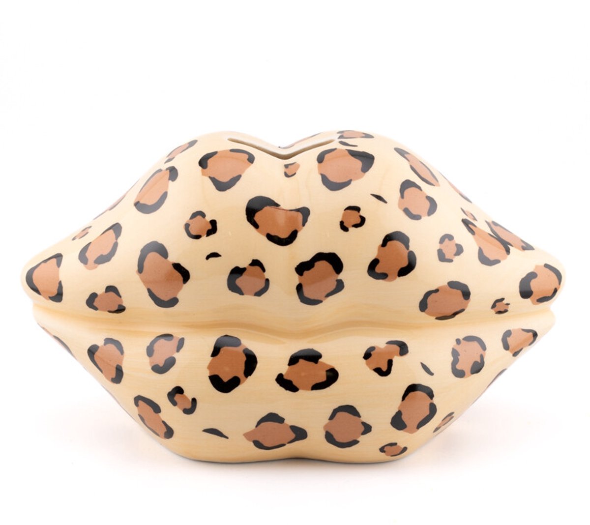 Spaarpot leopard lips
