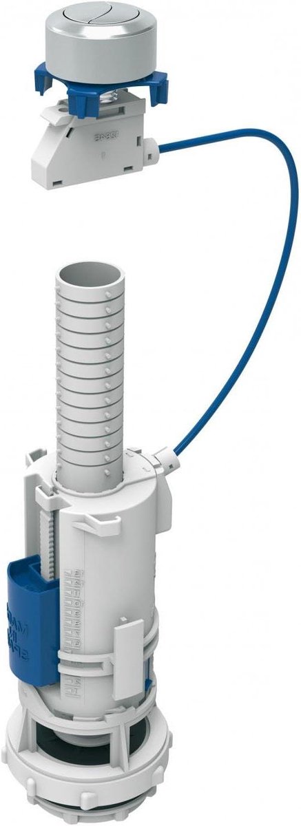 Spoelbak Ontlading - Toilet Mechanisme - Toilet Reparatie - Dubbele Spoeling - 32 mm - Chroom