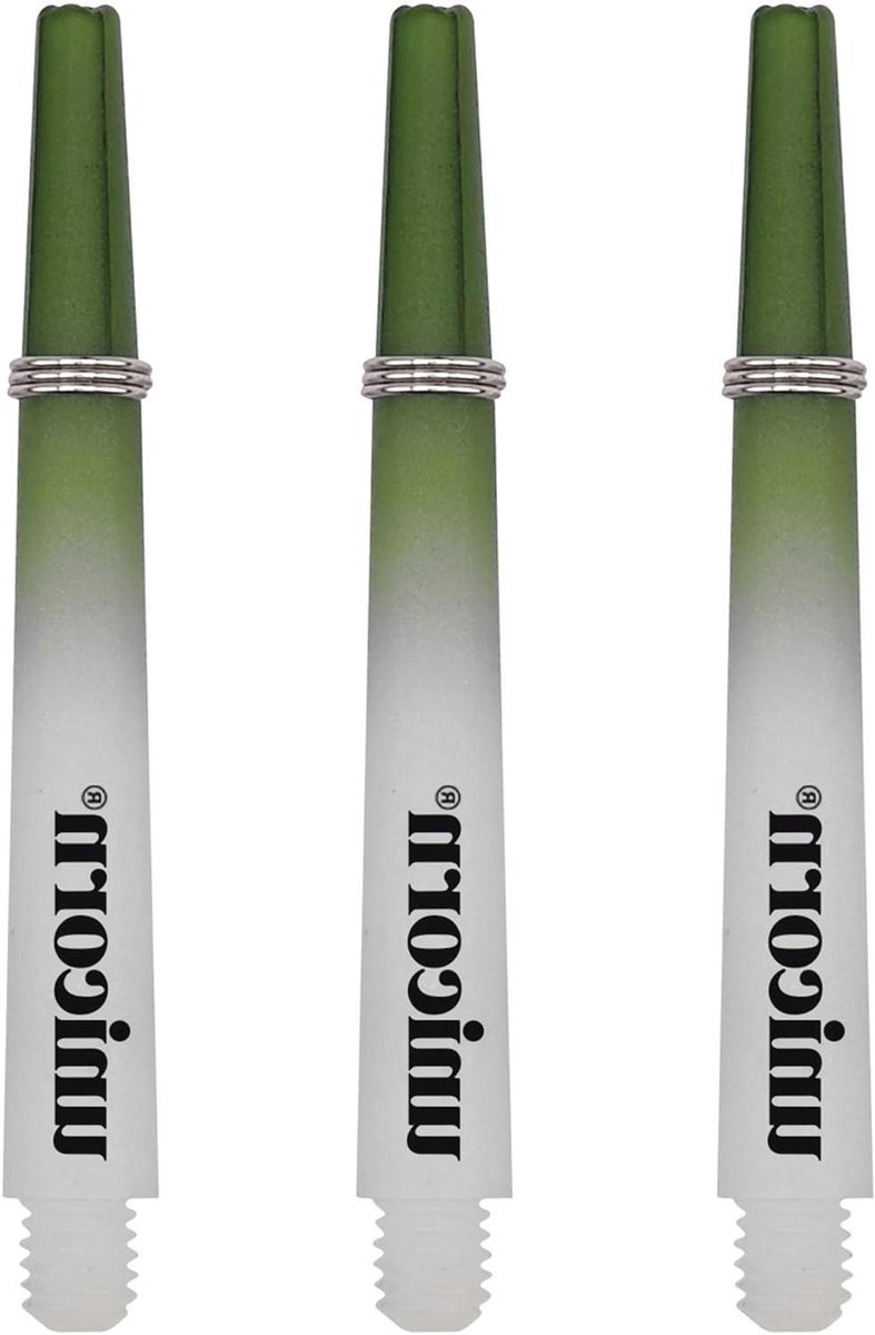 Dartpijlen Gripper 3 - Kleine schacht - Precisie Werpen - Veercompressie veiligheid - One size - Groen-wit