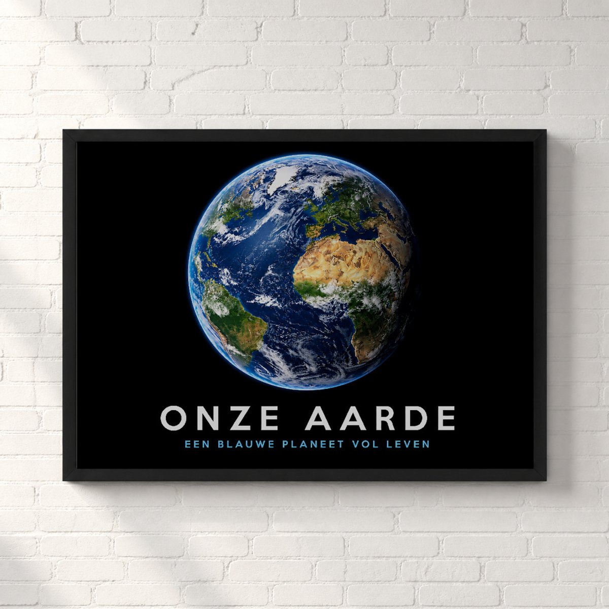 Onze Aarde Poster - Nederlandstalig - A2 61 × 43,2 cm - Ruimte en Planeten