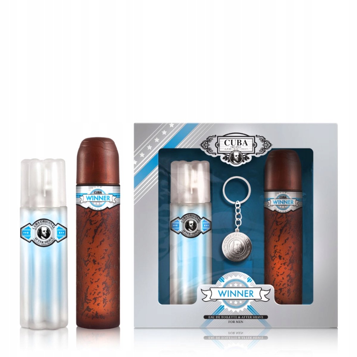 Winner Gift Set Eau De Toilette (edt) 100 Ml, After Shave ( Voda Po Holení ) 100 Ml + Přívěšek