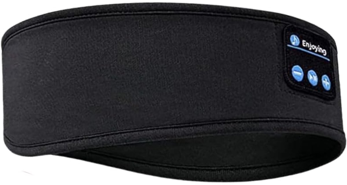 Draadloze Bluetooth-slaapband, comfortabele slaaphoofdtelefoon voor nachtgebruik, zachte hoofdband voor muziek en - ShopVlot