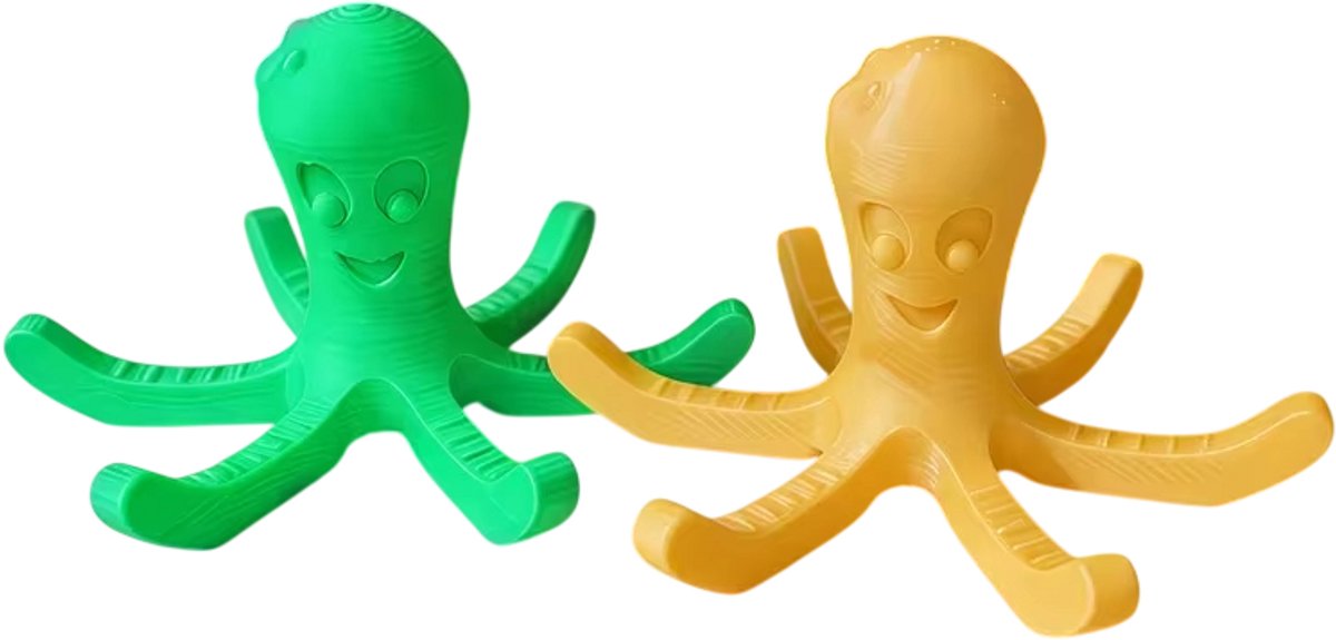 2x Drinkfles Droogrek – Universele Flessen Droogrek met Luchtcirculatie, Ruimtebesparend Flessenrek voor Keuken, Babyflessen en Waterflessen - Groen en Geel