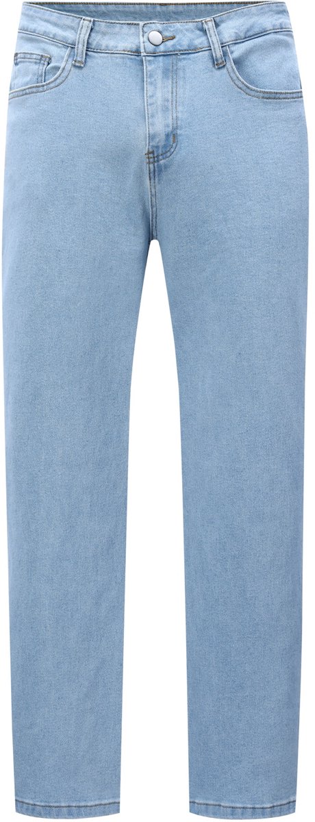 ALLTHEMEN Heren Casual Recht Pijp Jeans - Basis - 34