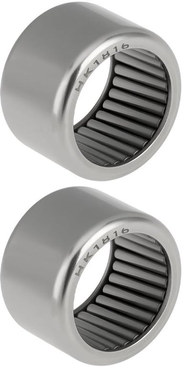 Naaldlager HK1816V - 18 x 24 x 16 mm - 2 stuks - Slijtvast - Hoge draagvermogen - Lage geluidsontwikkeling - Lager