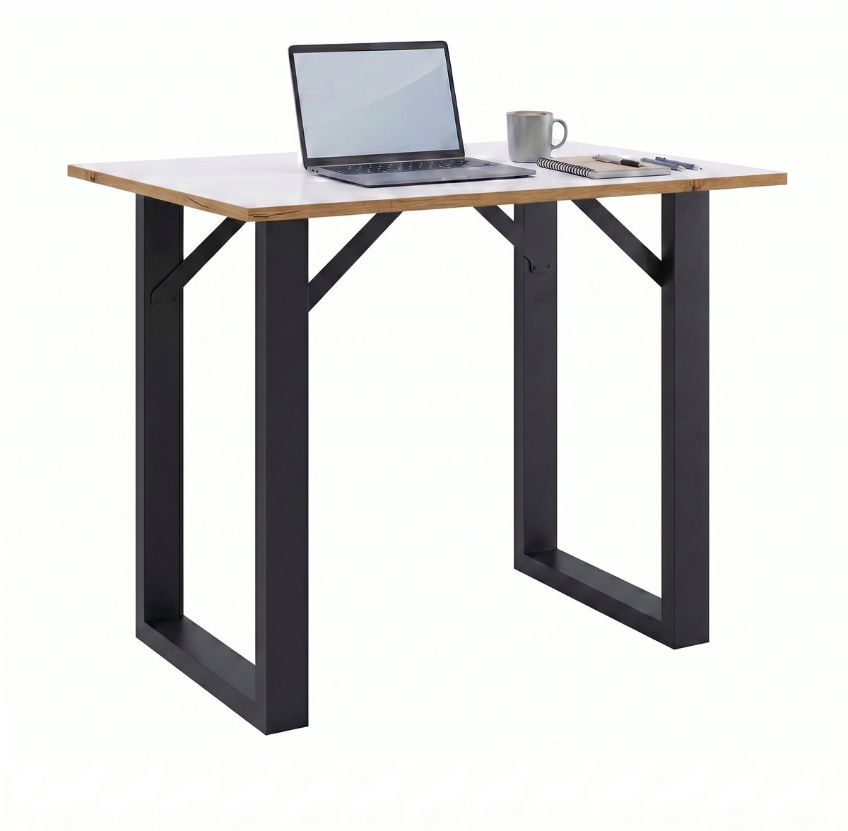 VCM Bartisch, Stehtisch und Meetingtisch, 138 x 50 x 102 cm, Hochtisch für Küche, Büro und Lounge - Salia