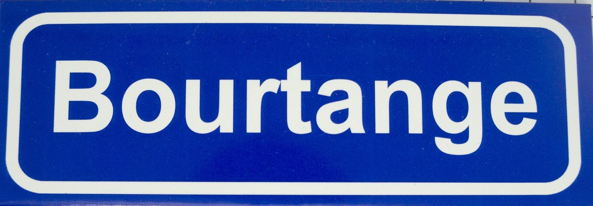 Souv© - koelkast magneet - plaatsnaam bord - kombord - souvenir - koelkastmagneetje - relatiegeschenk Bourtange