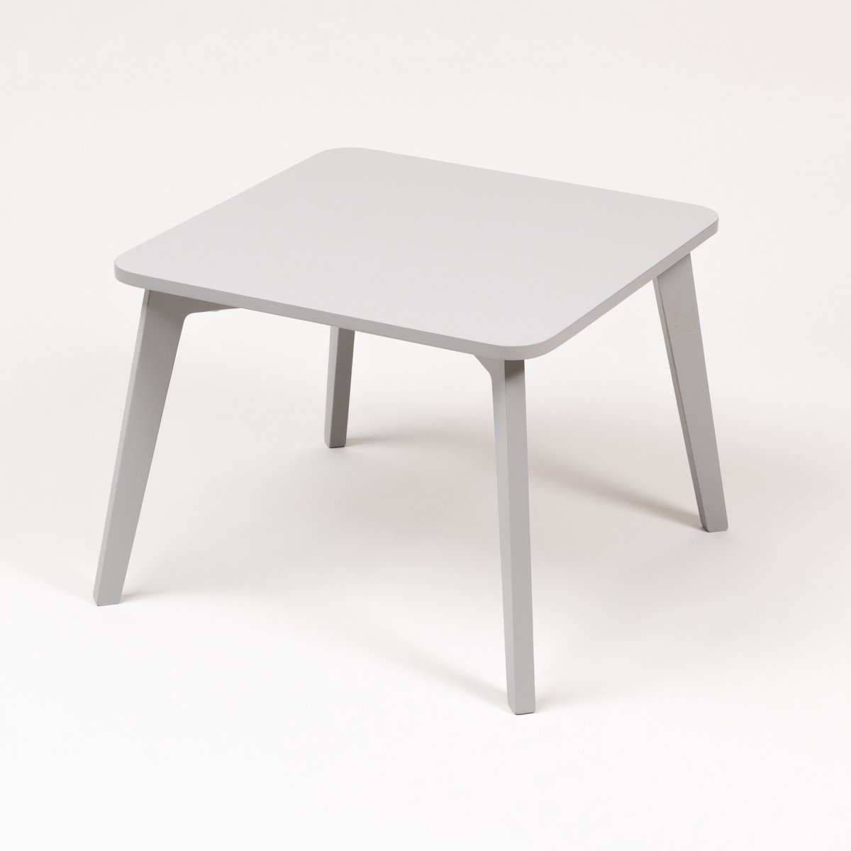 Ette Tete Tulla Table- Grey- Kindertafel korte poten (36.5 cm)
