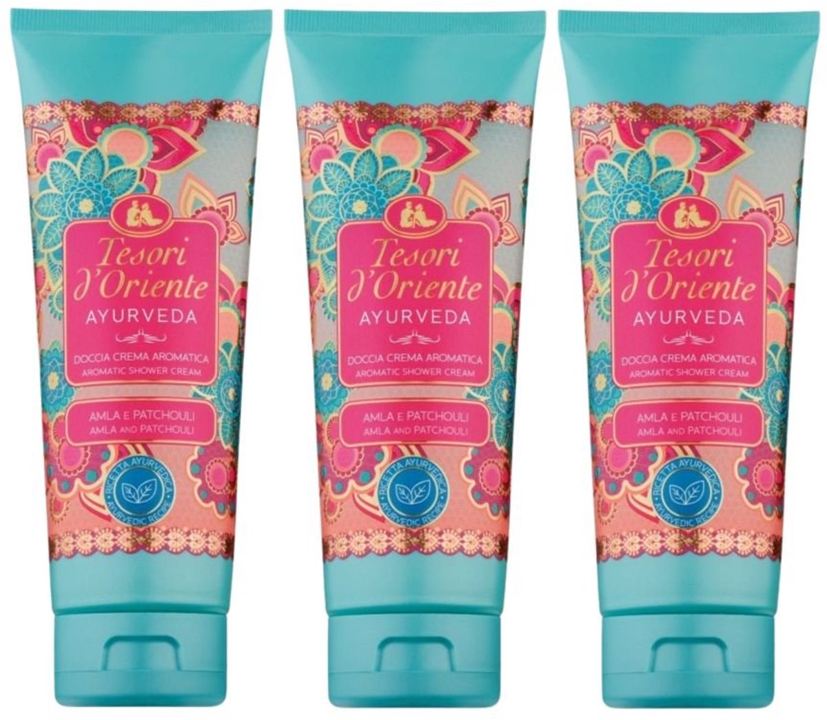 Tesori d’Oriente 3PACK Ayurveda Douchecrème 250ML