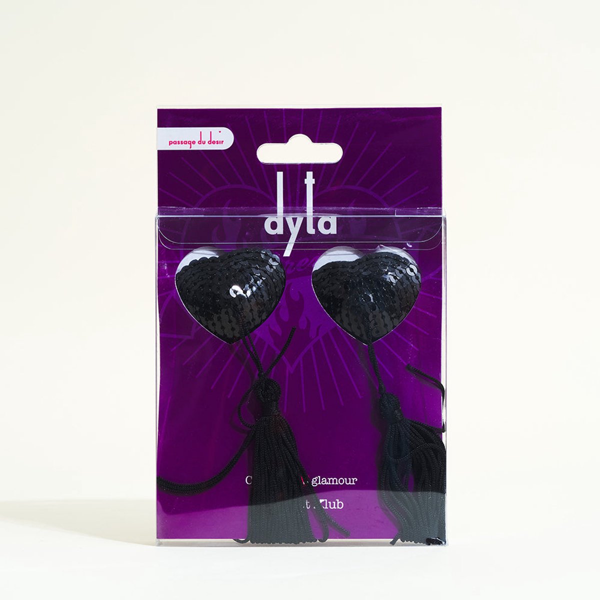 Dyta nippies hart met pailletten