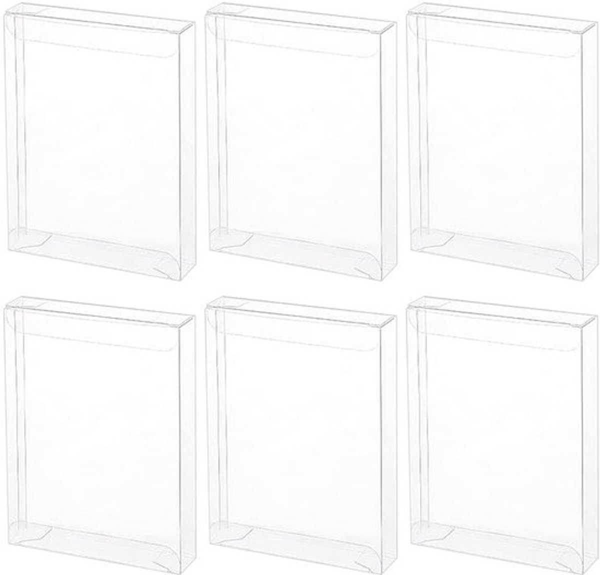Traktatiedoosjes 30 stuks - Transparante Geschenkdoosjes - PVC - 15,1 x 11,5 x 2,6 cm - Bedankcadeautjes - Creatieve Verpakking