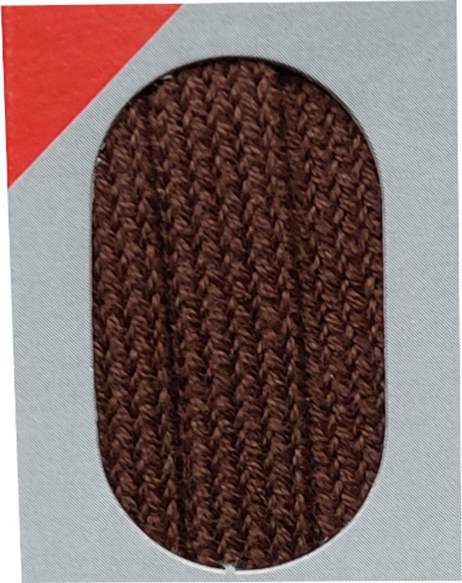 Bob Veter - Middel Bruin - Plat - Lengte 150 cm - Breedte 8 mm - Schoenveter