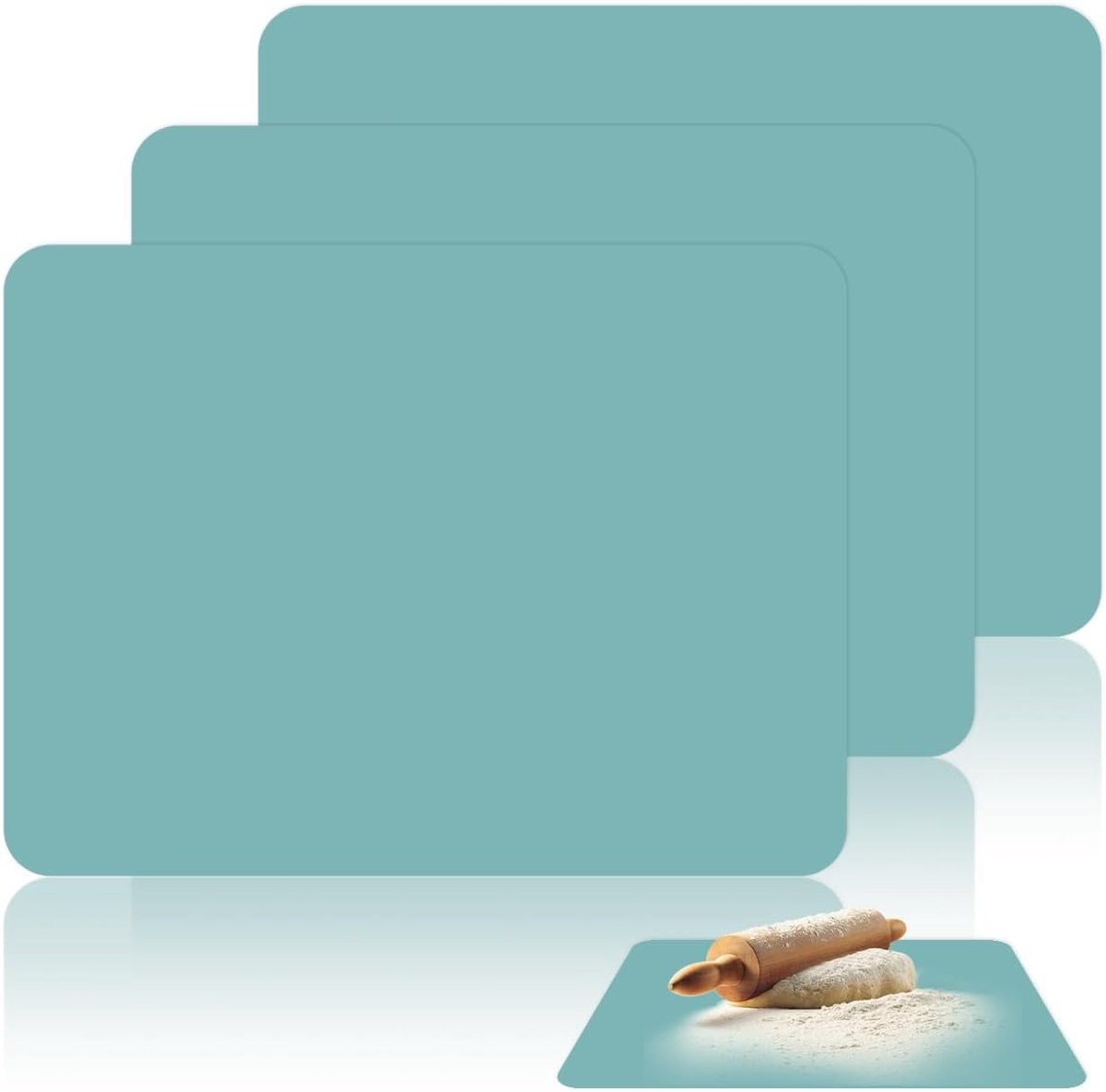 Knutselonderlegger 40 x 30 cm - siliconen mat - antislip - ideaal voor creatieve kinderen - ShopVlot