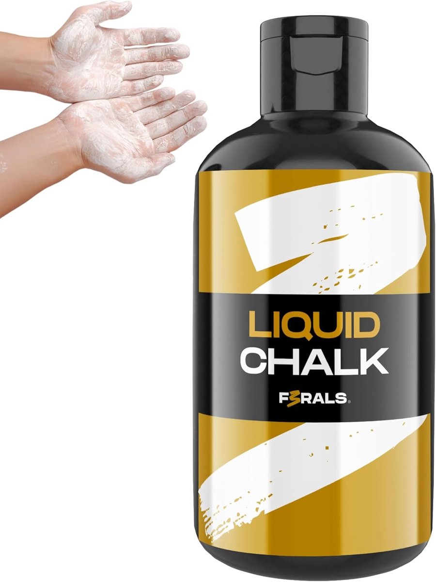 F3RALS Liquid Magnesio Liquid krijt voor klimgrepen, boulders, calisthenics, padel, gewichten en tennis, sneldrogend - ShopVlot