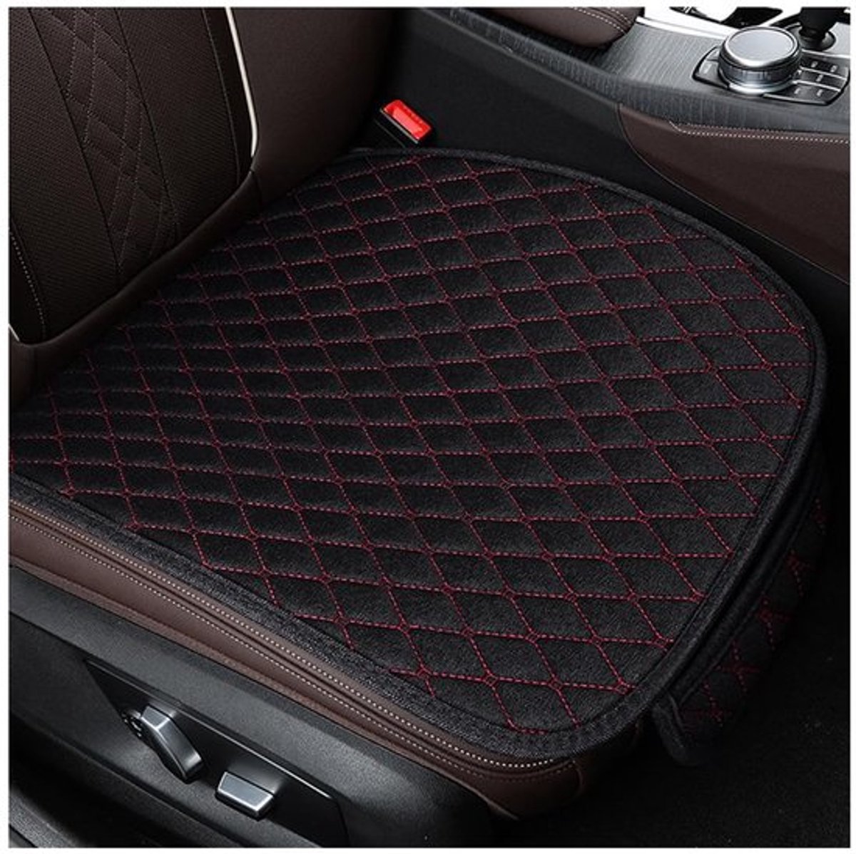 Autostoelhoezen Universeel - 2 Stuks - Zacht/Linnen - Antislip - Comfortabel - 60 x 51 cm - Bescherming tegen Vuil/Slijtage - Zitkussen