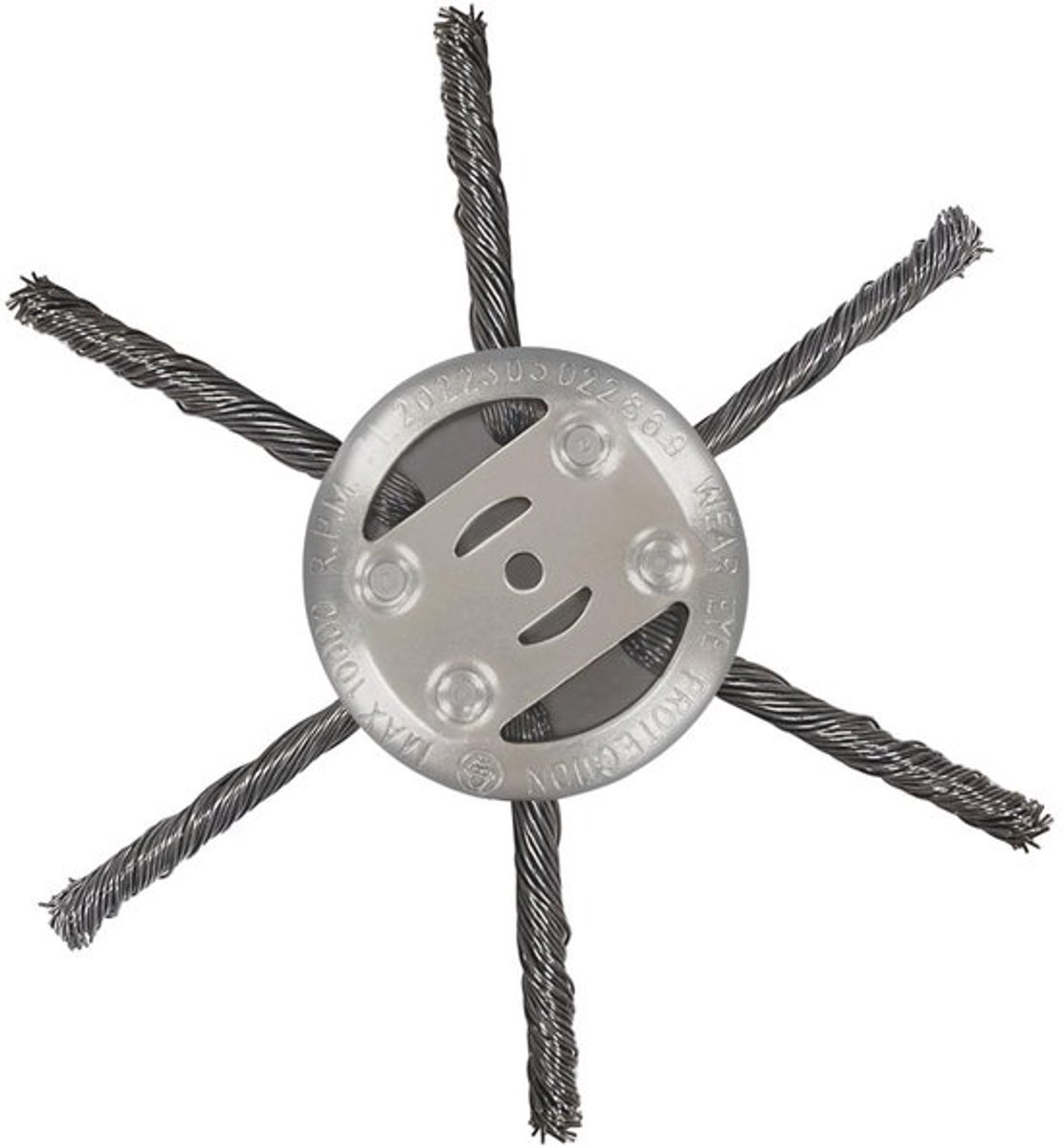 Onkruidborstel Professionele Freeskop - Grastrimmer - Bosmaaier - Roestvrij Staal - 150 mm - 6 Messen - Grastrimmerkop