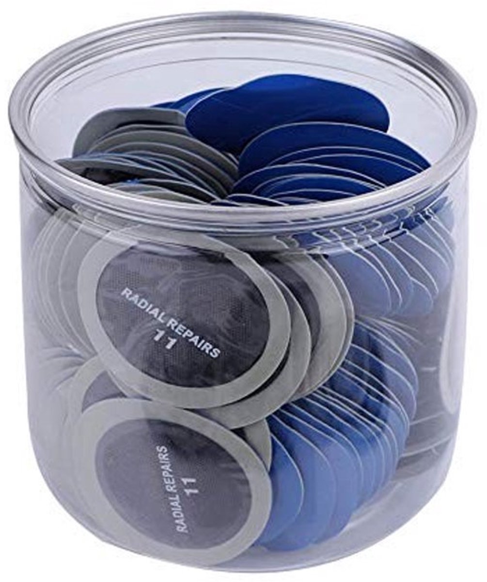 Bandenplakkerset 120-delig - Bandenreparatie - Koude Rubber Patches - Automatische Reparatiestikmachine - Hoogwaardig Natuurlijk Rubber - Eenvoudige Bediening