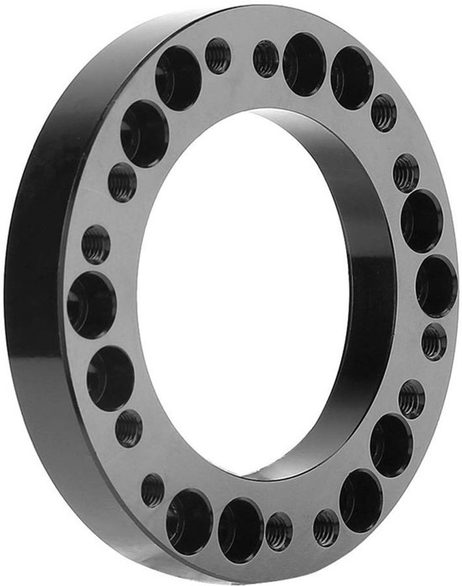 Universele Auto Stuurnaaf Spacer Pad Adapterkit - Comfortabel Rijden - Zwart - Aluminiumlegering - Stuurwielnaafverhoger - Geschikt voor...