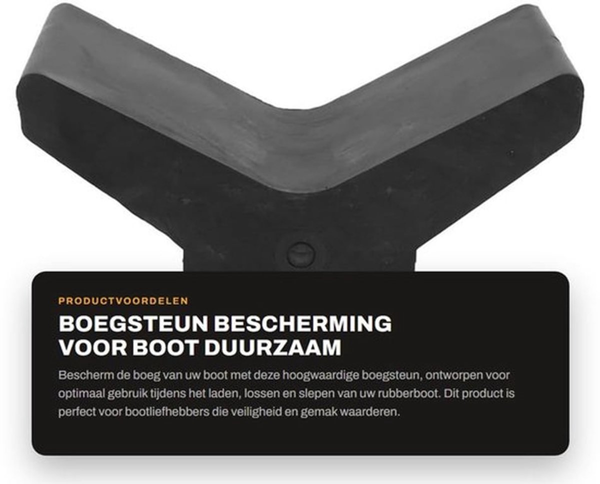 Boegsteun Beschermend - Boegkaak - Boeghouder - Rubber - Duurzaam - 4 Inch X 4 Inch X 0,5 Inch - Boegblok