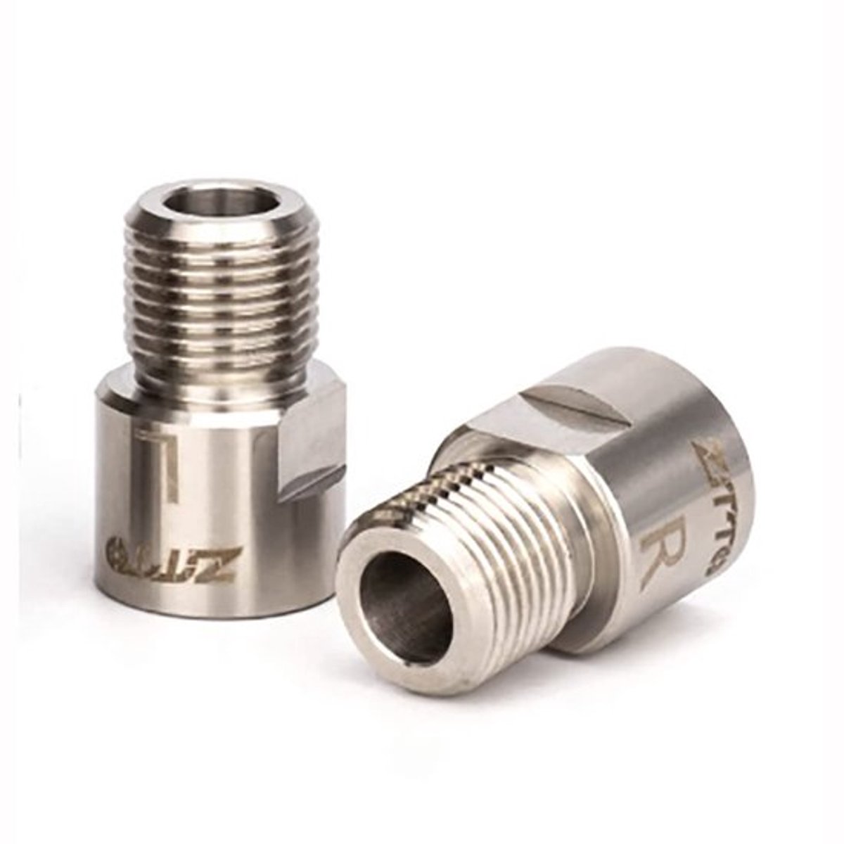 Fietspedaalverlenger - Chroom-molybdeenstaal - Verlengde pedaalafstandhouder - Zilver - 9/16 inch - Geschikt voor MTB en BMX - 16 mm verl...