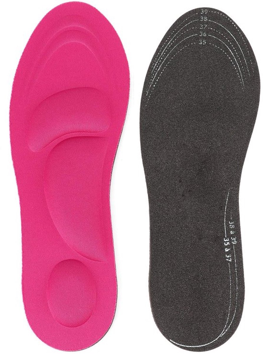 Inlegzolen Ademend - Inlegzolen Hielspoor - Inlegzolen Platvoeten - Inlegzolen Dames - Inlegzolen Memory Foam - Boogsteunfunctie met Massagepunten - Schoeninlegzolen