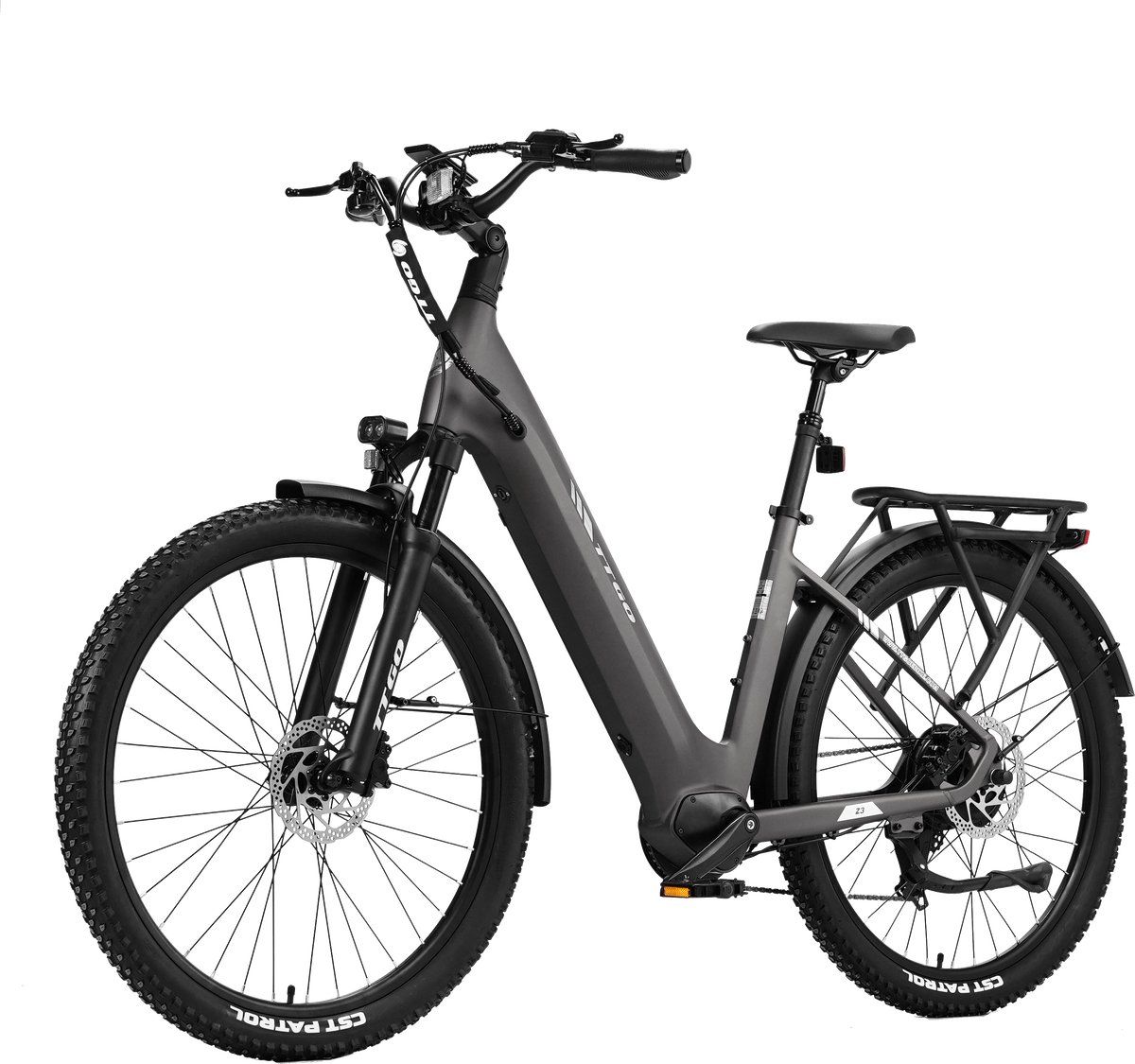 Sencycle Europe Sp. z o.o. TTGO Z3 Elektrische Fiets - 48V15Ah Accu - 27.5 Inch Banden - Max Snelheid 25km/u - Max Bereik 110-120km thumbnail 2