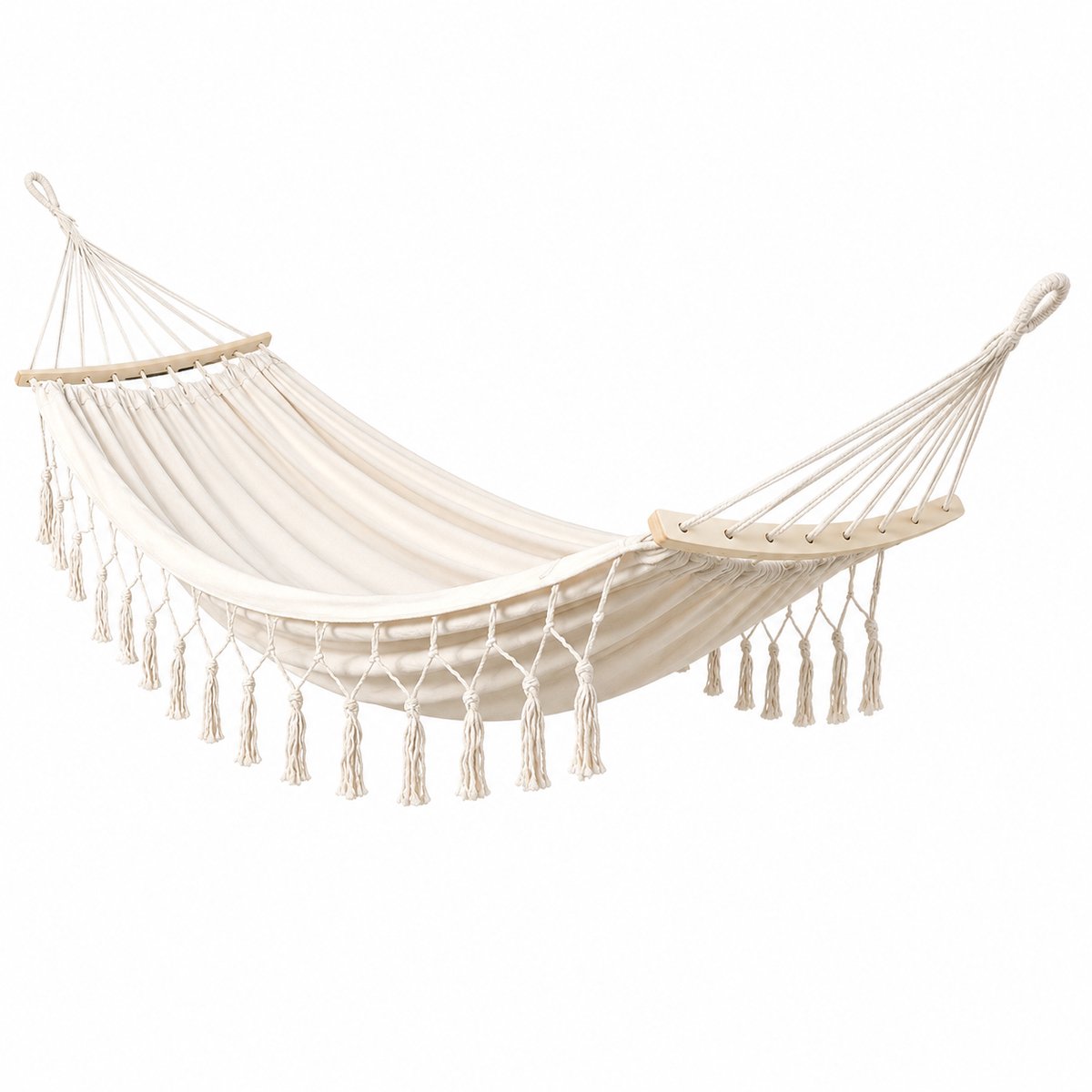 Gloovon® Tweepersoons Hangmat met Spreidstok - Anti-Kantel