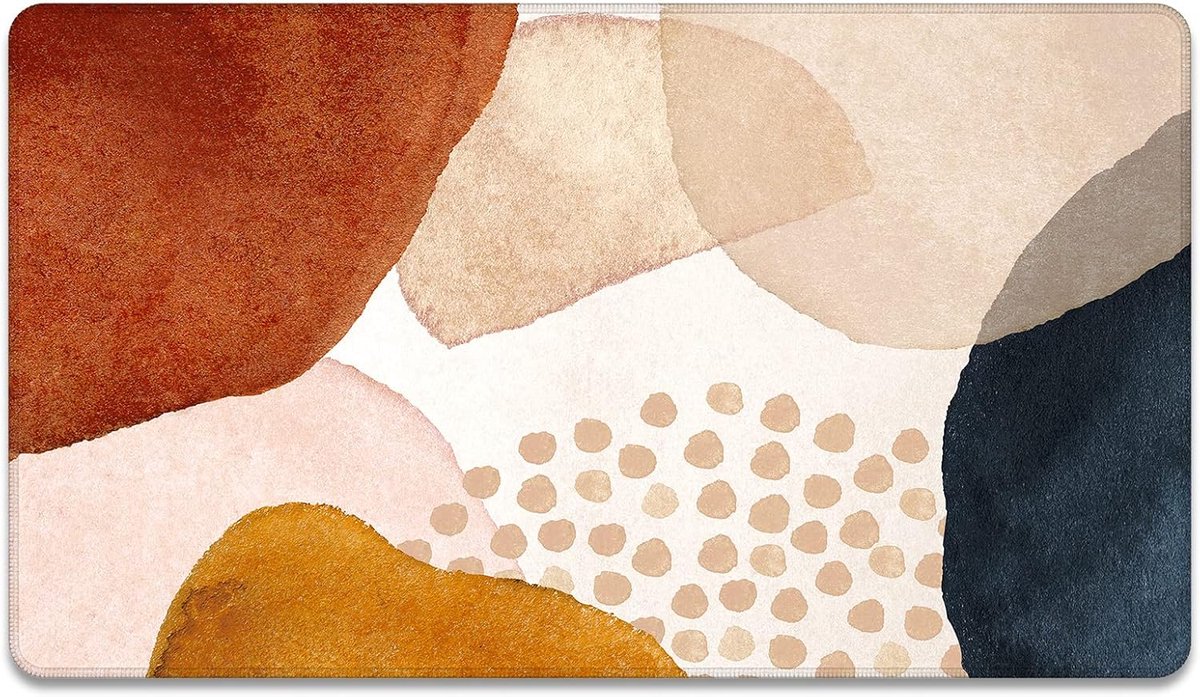1 Antislip vloermat - 50×80 cm - Bohemian stijl - Opvouwbaar - Herbruikbaar - Absorberend - Geschikt voor binnen en buiten - Voor entrees, vloeren, terrassen en gangen