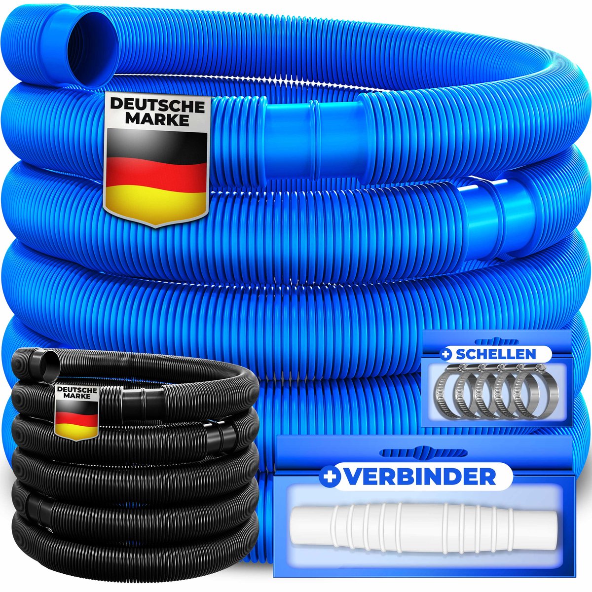 KESSER® Poolschlauch - Flexibele en Duurzame Zwembadslang