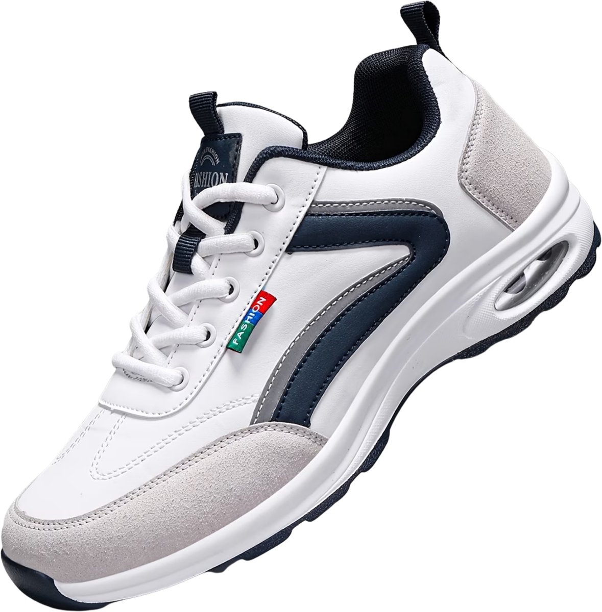 Currero Schoenen Heren Sneakers Comfortabel Wandelschoenen Casual Volwassenen 40 Wit