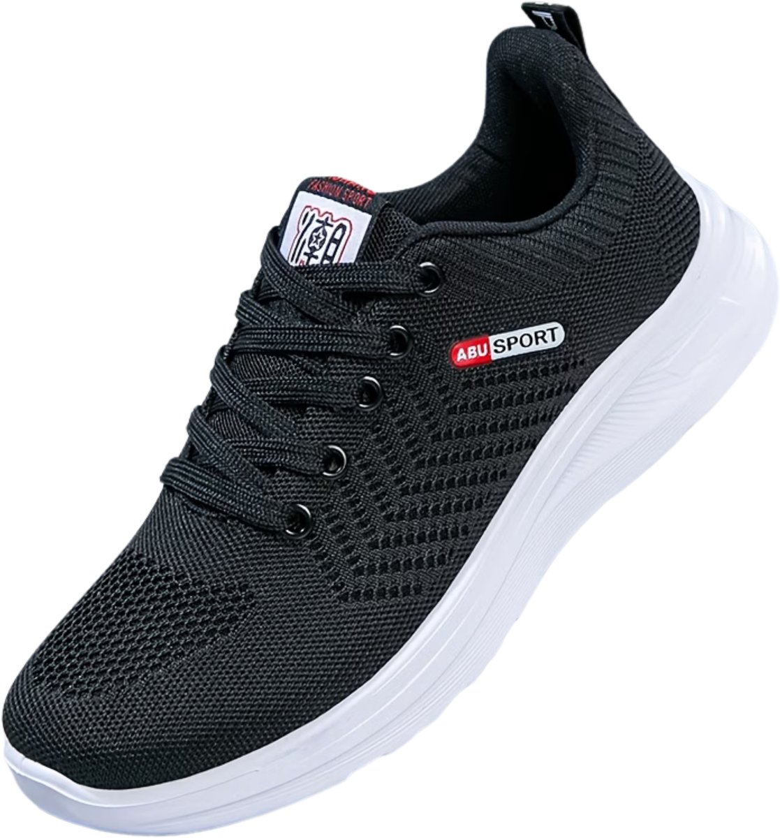 Currero Schoenen Heren Sneakers Comfortabel Wandelschoenen Casual Volwassenen 45 Zwart