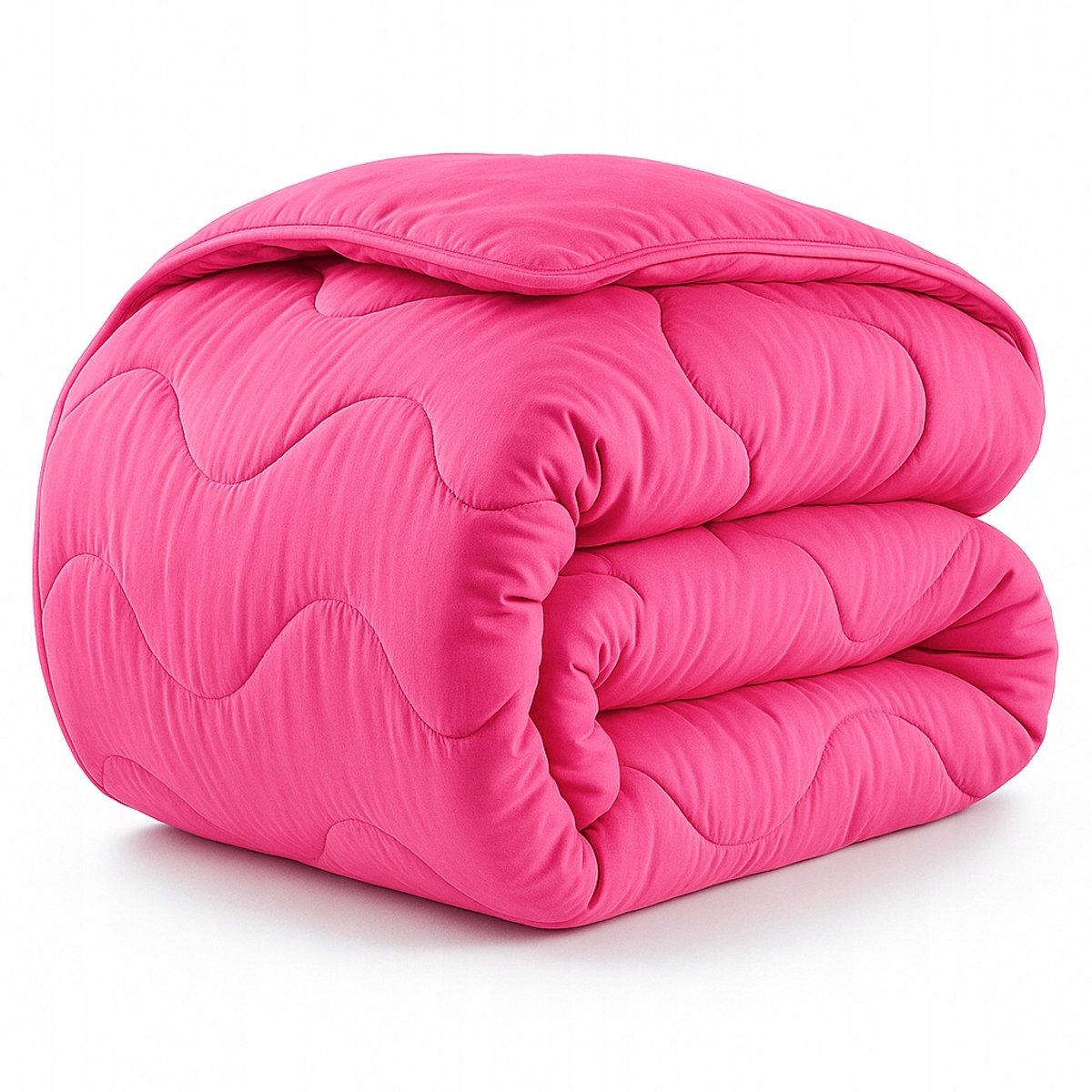 KONEY - Winterdekbed 200 x 200 cm - schapenwol - Roze - 500 g/m²