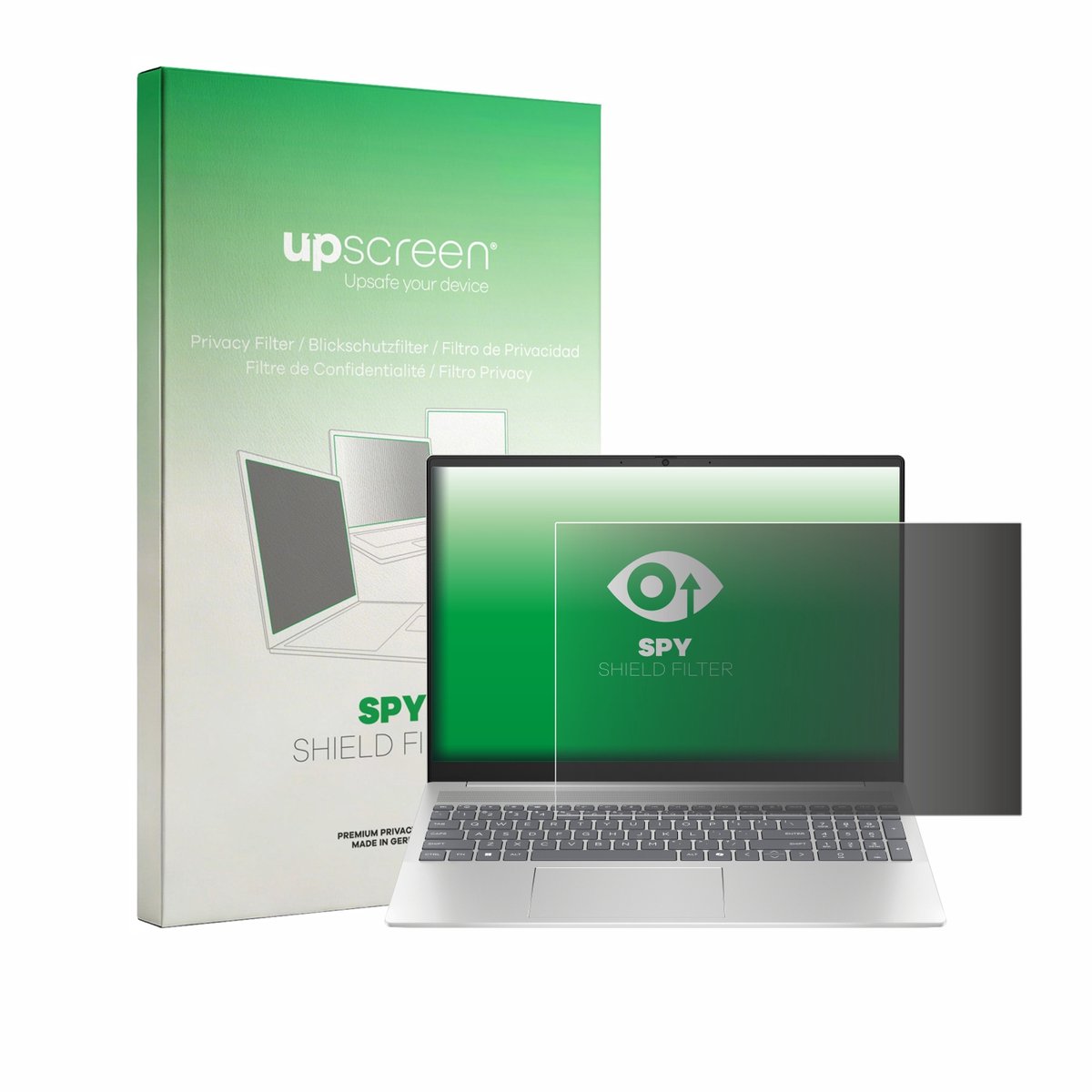 upscreen - privacyscherm voor HP Pavilion 16-ag0xxx - privacy filter screenfilter Blauwlichtfilter
