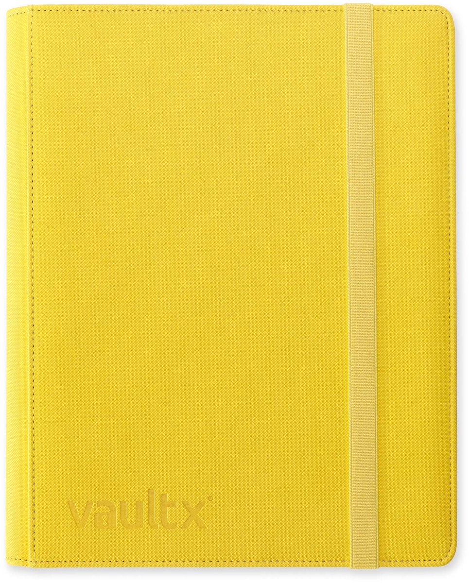 Vault X 9-Pocket Exo-Tec® Strap Binder - Verzamelmap - 360 Kaarten/Geel