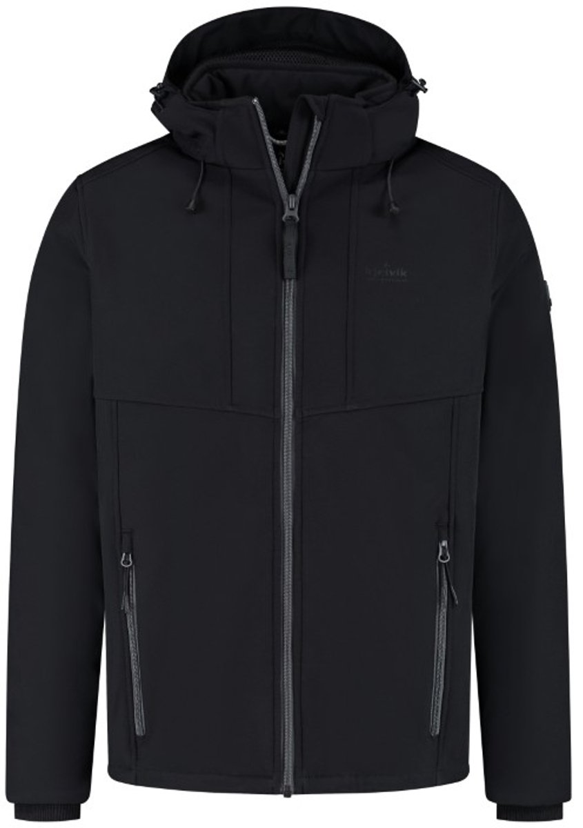Kjelvik Ted Heren Outdoorjas Zwart