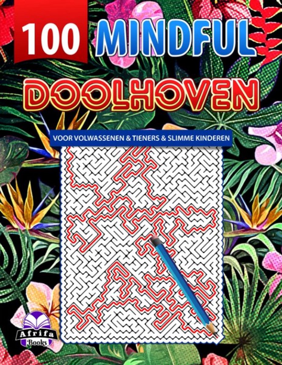 SnelShoppen - 100 Mindful Doolhoven voor Volwassenen & Tieners - Grote Letter Uitdagende Puzzels voor Slimme Kinderen - Breinbrekers voor Thuis, Reize