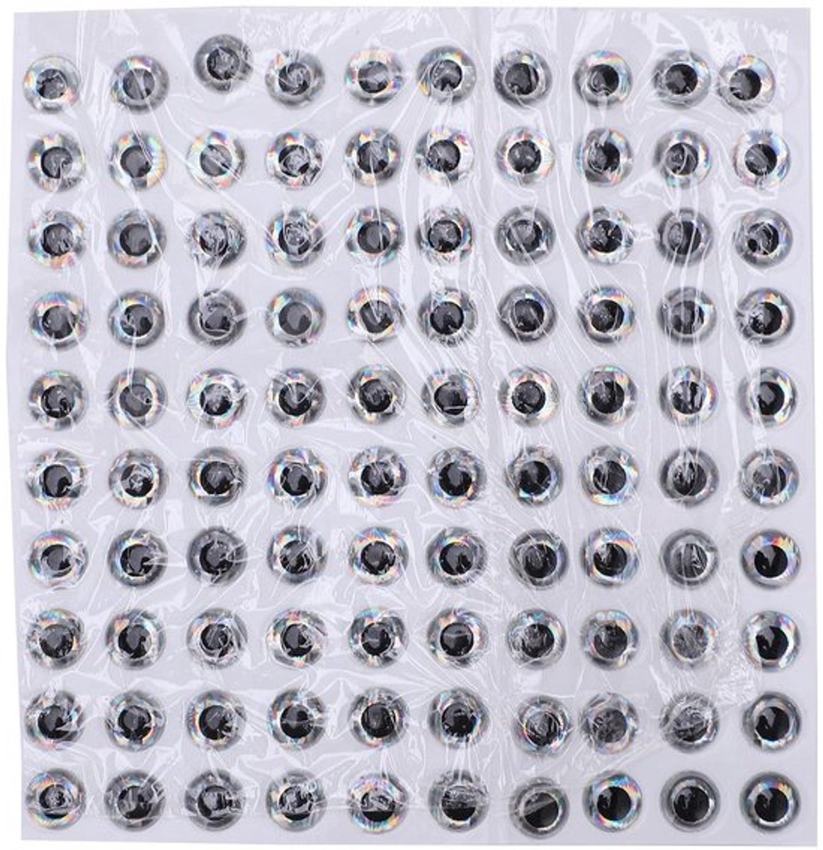 Vissen Ogen 3D - Kunstmatige Nep Ogen - 100 Stuks - Epoxy Drip - Vissen Accessoires - 6mm Diameter - Vislokken