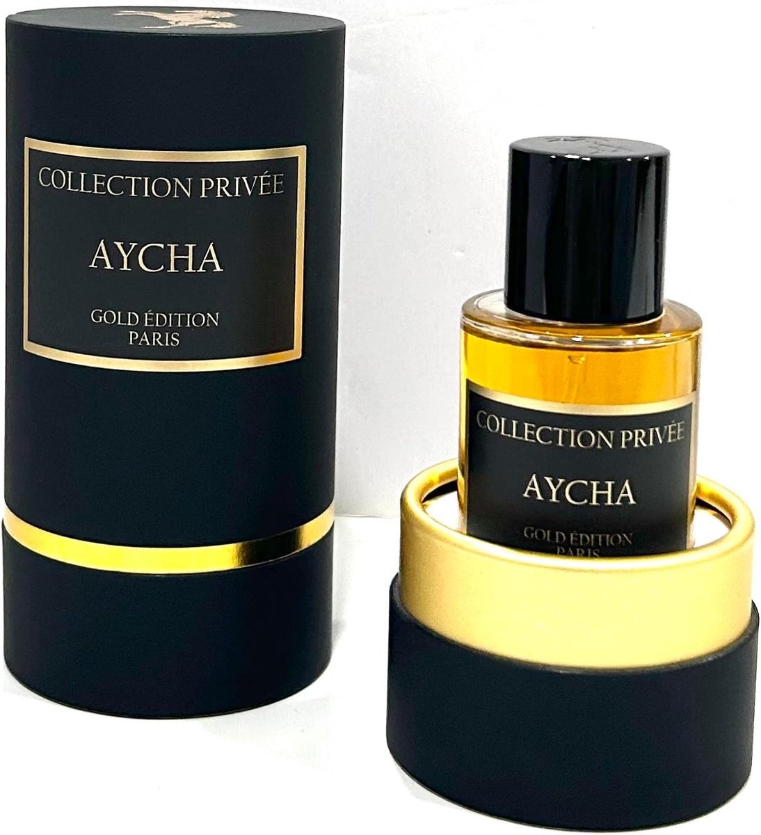 SnelShoppen - Unisex Parfum 50ml, AYCHA Gold Edition, Luxe Geur, Langdurige Fragrance, Perfect Cadeau Idee, Elegant Zwart en Goud Design, Made in Fran