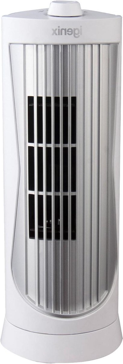Mini Torenventilator - Tafelventilator Slaapkamer - Kamertemperatuur Reguleren - Stil In Gebruik - 30 cm Hoog - Wit