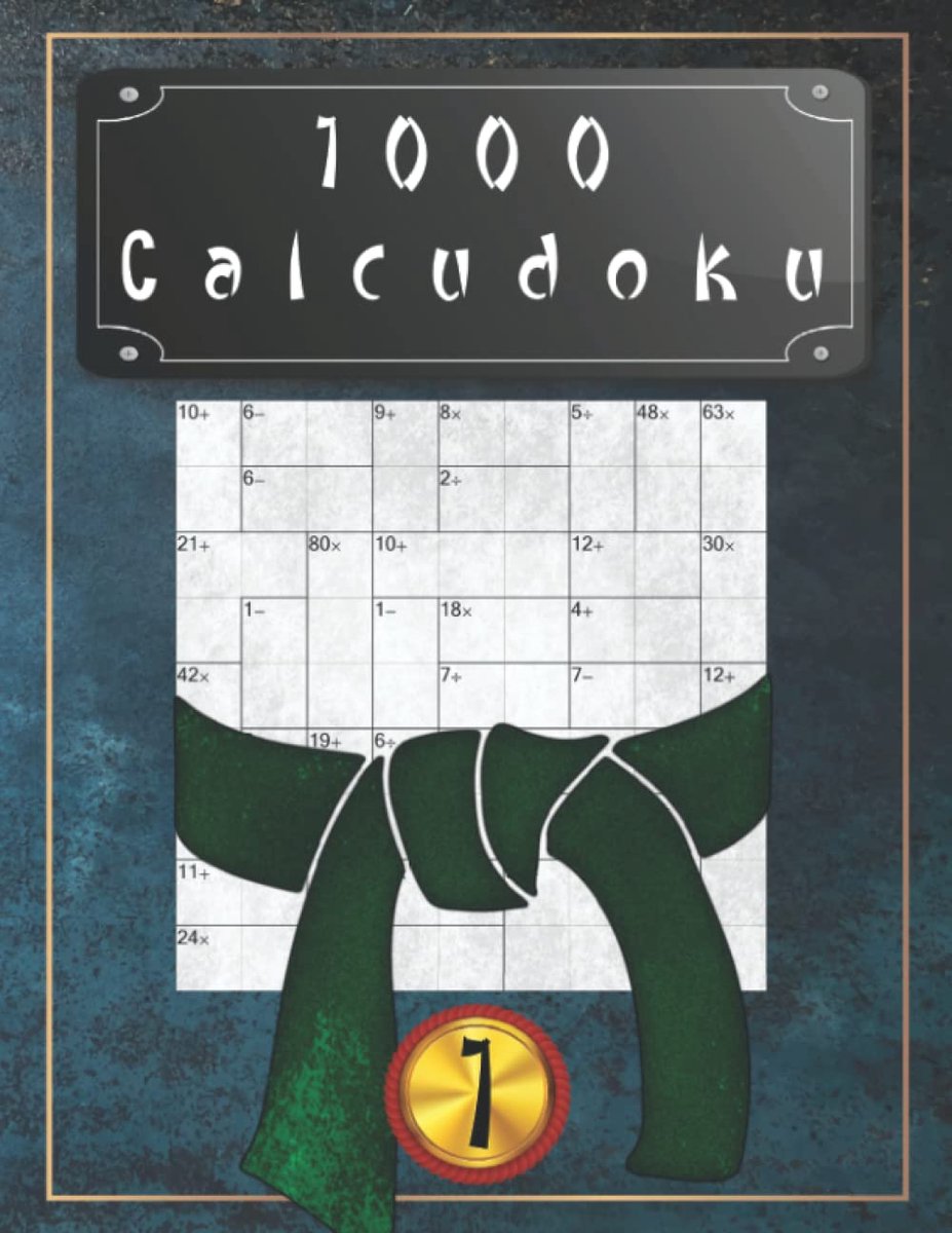 SnelShoppen - 1000 Calcudoku Puzzels - Japanse Hersenkrakers voor Volwassenen - Gemiddeld Niveau - Perfect voor Hersentraining en Puzzelliefhebbers