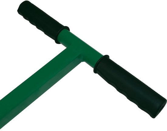 T-Mech Groen Compostverspreider - 80L Capaciteit - Lichtgewicht Ontwerp - Scharnierende Deur - Inclusief Tuinhandschoenen van T-Mech — afbeelding 3