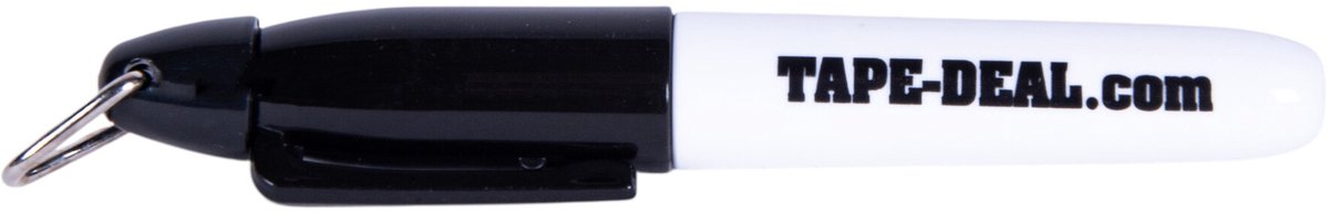 Tape-Deal Mini Permanent Marker Zwart