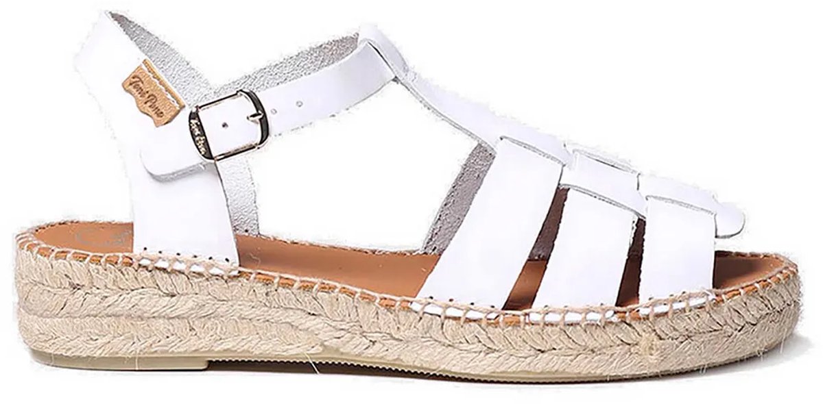 Platte leren jelly sandalen voor dames | EMMA