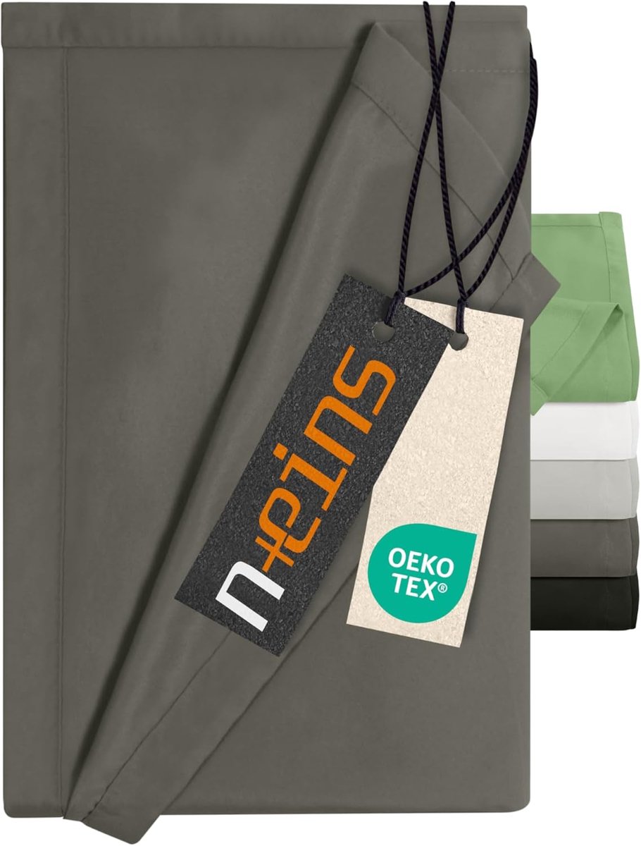 Bedlaken zonder elastiek 150 x 250 cm - ultra zacht - lichtgewicht - ideaal voor camper en reizen - SnelShoppen